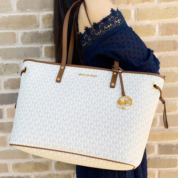 Michael Kors Large Tote vanilla MK - Picture 3 of 6